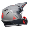 Kask cross BELL MOTO9S FLEX SEVEN VANGUARD MATTE CHARCOAL/ORANGE szary