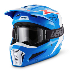 Kask cross LEATT KIT MOTO 3.5 BLUE niebieski