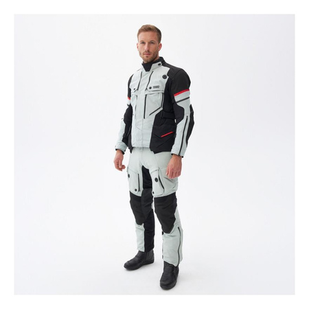 Spodnie tekstylne REBELHORN RANGE GREY/BLACK/RED szary czarny czerwony
