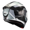 Kask szczękowy MT GENESIS SV RACCOON B12 GLOSS czarny szary biały