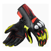 Rękawice sportowe REVIT METIS 2 BLACK/NEON YELLOW czarny żółty fluo czerwony