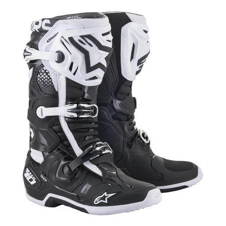 Buty cross ALPINESTARS TECH 10 BLACK/WHITE czarny biały