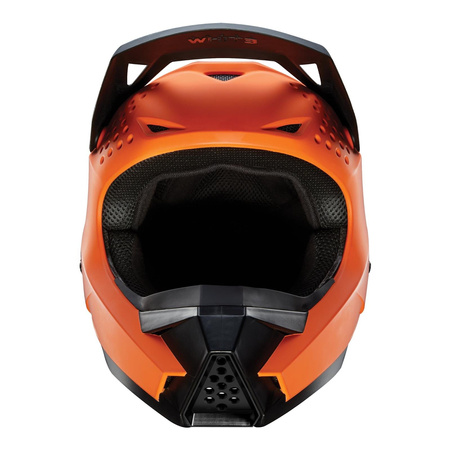 Kask cross SHIFT WHIT3 ORANGE czarny pomarańczowy