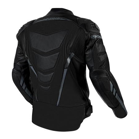 Kurtka skórzana OZONE RS600 BLACK/GREY czarny szary