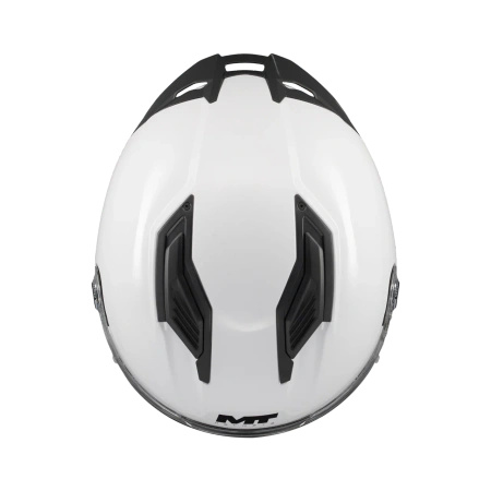 Kask integralny MT STINGER 2 PURE GLOSS PEARL WHITE biały