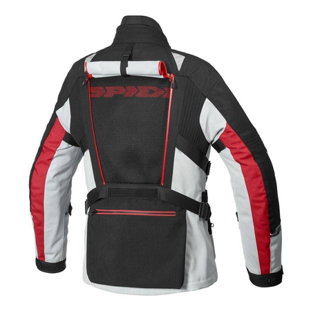 Kurtka tekstylna SPIDI ALLROAD ICE/RED czarny szary czerwony