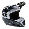 Kask cross dziecięcy FOX JUNIOR V1 NUKLR BLACK czarny biały granatowy