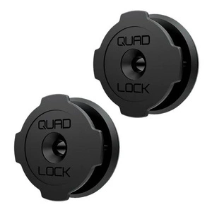 Podstawa QUAD LOCK V2 samoprzylepna ścienna (dwupak) czarny