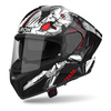 Kask integralny AIROH MATRYX NYTRO MATT czarny szary czerwony