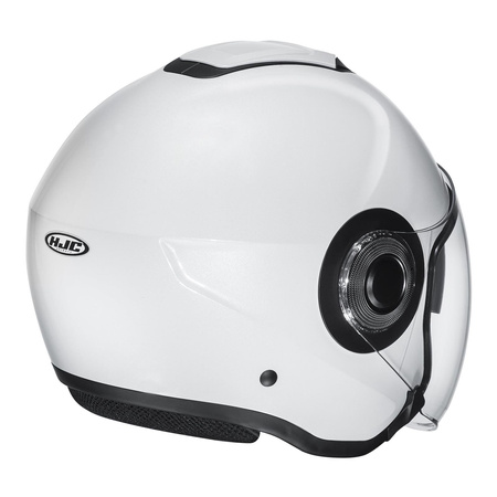 Kask otwarty HJC I40 SEMI FLAT PEARL WHITE biały mat