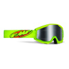 Gogle motocyklowe FMF POWERCORE SAND CORE YELLOW SZYBA CLEAR żółty fluo