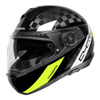 Kask szczękowy SCHUBERTH C4 PRO CARBON ECE AVIO YELLOW czarny żółty fluo biały