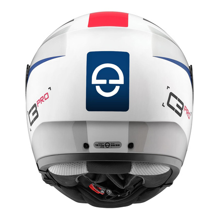 Kask szczękowy SCHUBERTH C3 PRO ECE SESTANTE BLUE biały szary niebieski