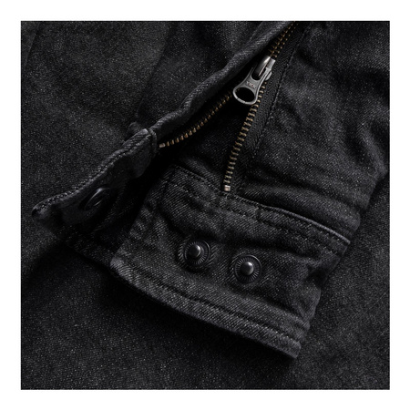 Koszula motocyklowa BROGER ALASKA JEANS WASHED BLACK czarny