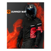 Kurtka tekstylna SECA SUMMER WAY BLACK/RED czarny czerwony