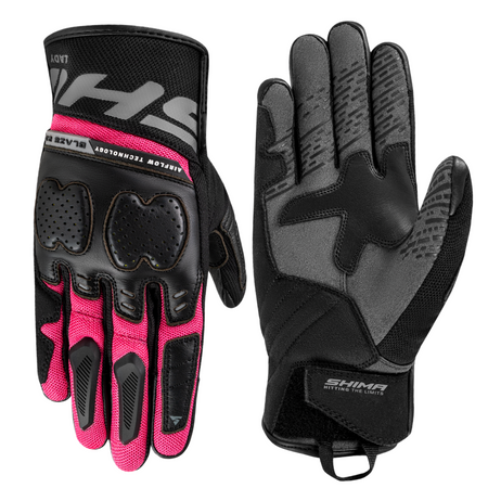 Rękawice miejskie damskie SHIMA BLAZE 2.0 LADY PINK czarny różowy