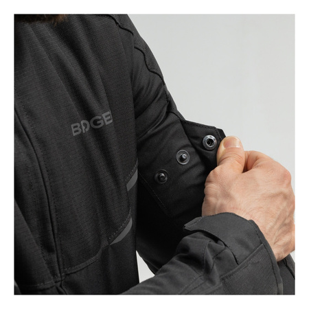 Kurtka tekstylna BROGER GRID BLACK czarny