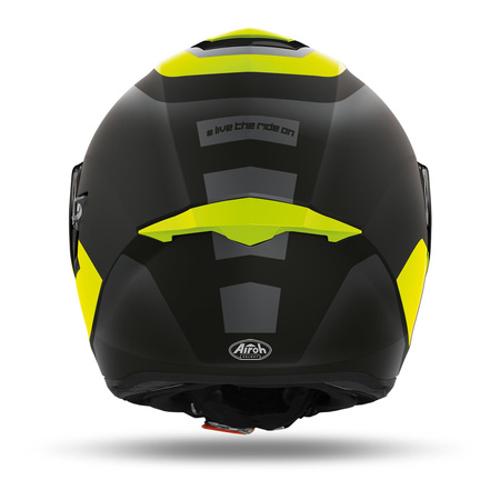 Kask integralny AIROH ST501 DOCK YELLOW MATT żółty szary czarny