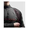 Kurtka tekstylna REBELHORN SWIFT BLACK/DARK GREY/RED czarny szary czerwony