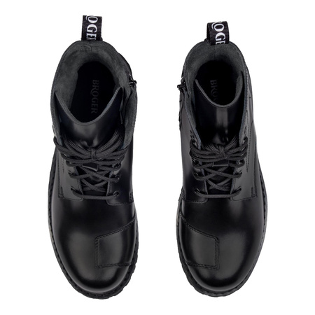 Buty krótkie BROGER MONTANA BLACK czarny