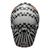 Kask cross BELL MX-9 MIPS TAGGER CHECK ME OUT GLOSS WHITE/BLACK biały czarny mat czerwony fluo niebieski zielony