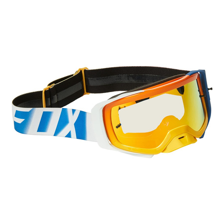 Gogle motocyklowe FOX AIRSPACE RKANE ORANGE/BLUE pomarańczowy niebieski