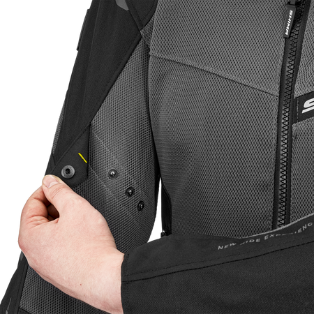 Kurtka tekstylna SHIMA RUSH 2.0 VENTED FLUO szary żółty fluo czarny