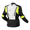 Kurtka tekstylna OZONE SAHARA BLACK/GREY/FLUO YELLOW czarny szary żółty fluo