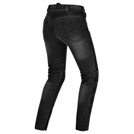 Jeansy motocyklowe damskie SHIMA ZENITH LADY BLACK czarny