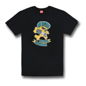 Koszulka T-shirt DAVCA SUICIDAL BEHEVIORS czarny żółty niebieski