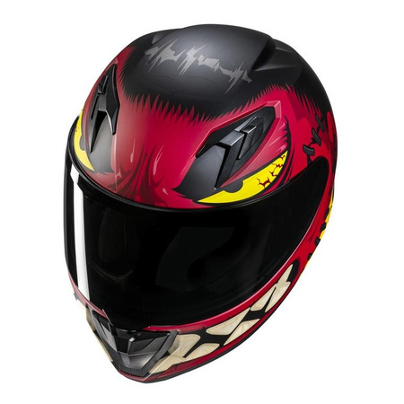 Kask dziecięcy integralny HJC Y10 FRANK RED/BLACK czerwony czarny