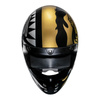 Kask integralny HJC V60 FLAME BLACK/GOLD czarny złoty