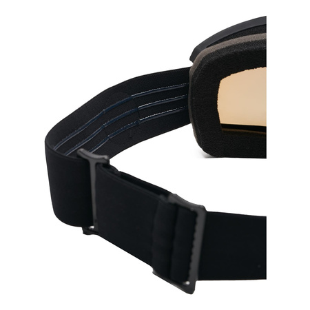 Gogle snowboardowe IMX PEAK BLACK MATT/BLACK SZYBA PODWÓJNA GREEN IRRIDIUM + BROWN czarny