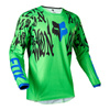 Bluza cross FOX 180 PERIL FLUORESCENT GREEN zielony fluo czarny niebieski