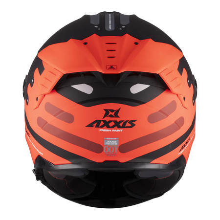 Kask integralny AXXIS HAWK EVO SV FRESHPAINT B5 MATT czerwony czarny