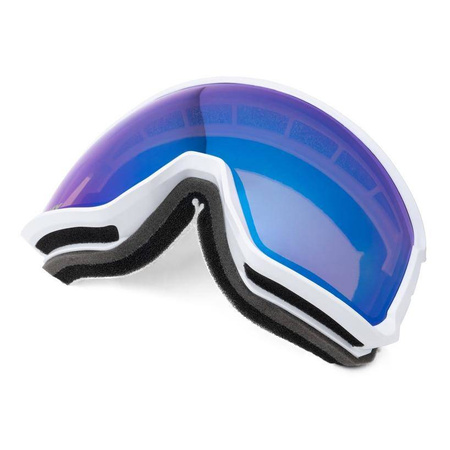 Gogle snowboardowe IMX PEAK WHITE MATT/WHITE SZYBA PODWÓJNA BLUE IRRIDIUM + BROWN biały