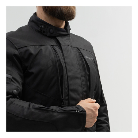 Kurtka tekstylna BROGER OVERLAND BLACK czarny