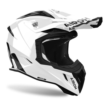 Kask cross AIROH AVIATOR ACE 2 COLOR WHITE GLOSS biały