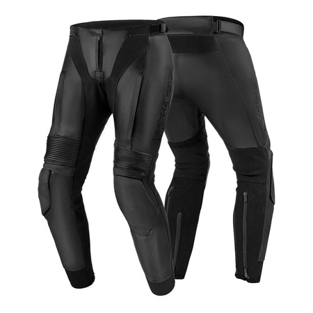 Spodnie skórzane SHIMA BANDIT BLACK czarny
