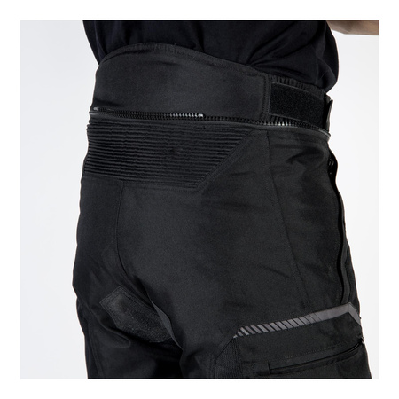 Spodnie tekstylne OZONE FLOW BLACK czarny