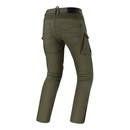 Jeansy motocyklowe SHIMA GIRO 2.0 MEN KHAKI zielony