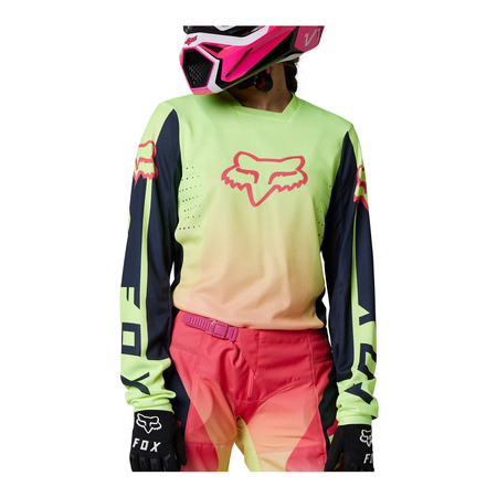 Bluza cross damska FOX LADY 180 LEED PINK żółty fluo różowy granatowy