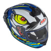 Kask integralny NZI TRENDY OCELO BLUE WHITE SKY BLUE MATT biały niebieski