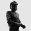 Kurtka tekstylna REBELHORN HIFLOW V BLACK/GREY/RED czarny szary czerwony