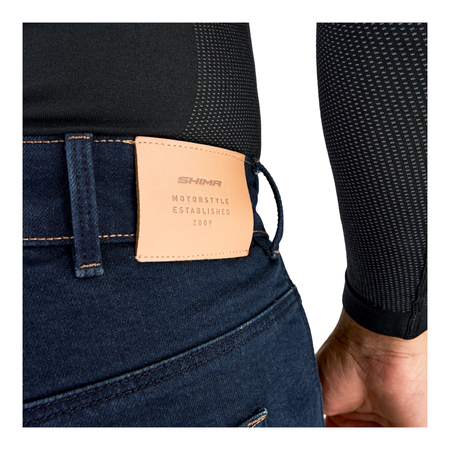 Jeansy motocyklowe SHIMA DEVON MEN DARK BLUE granatowy niebieski