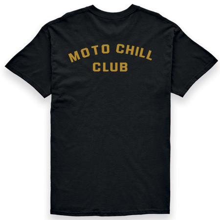 Koszulka T-shirt BROGER MOTO CHILL CLUB BLACK czarny