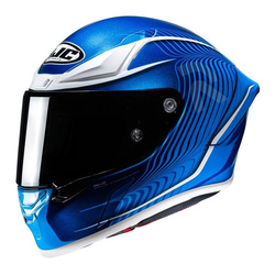 Kask integralny HJC RPHA 1 LOVIS BLUE niebieski biały