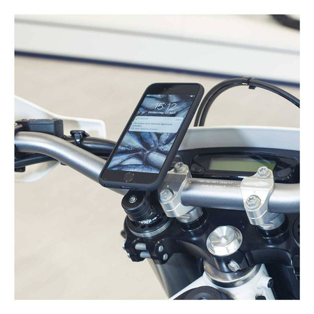 Zestaw do zamocowania telefonu SP CONNECT MOTO BUNDLE IPHONE 11/XR NA KIEROWNICĘ BLACK czarny