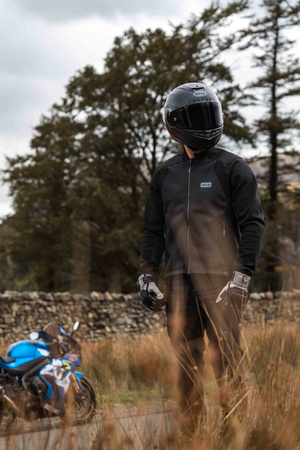 Kurtka tekstylna KNOX HONISTER MK2 BLACK czarny