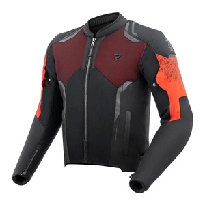 Kurtka tekstylna REBELHORN JAX BLACK/RED czarny czerwony